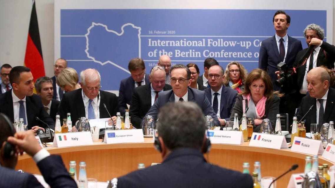 Members of the international committee gather for a follow-up meeting on Libya, arranged by German Foreign Minister Heiko Maas, in Munich, Germany, Sunday, February 16, 2020. Second from right is Stephanie Williams, deputy special representative of the UN Secretary-General for Political Affairs in Libya, United Nations. (Photo: AP)