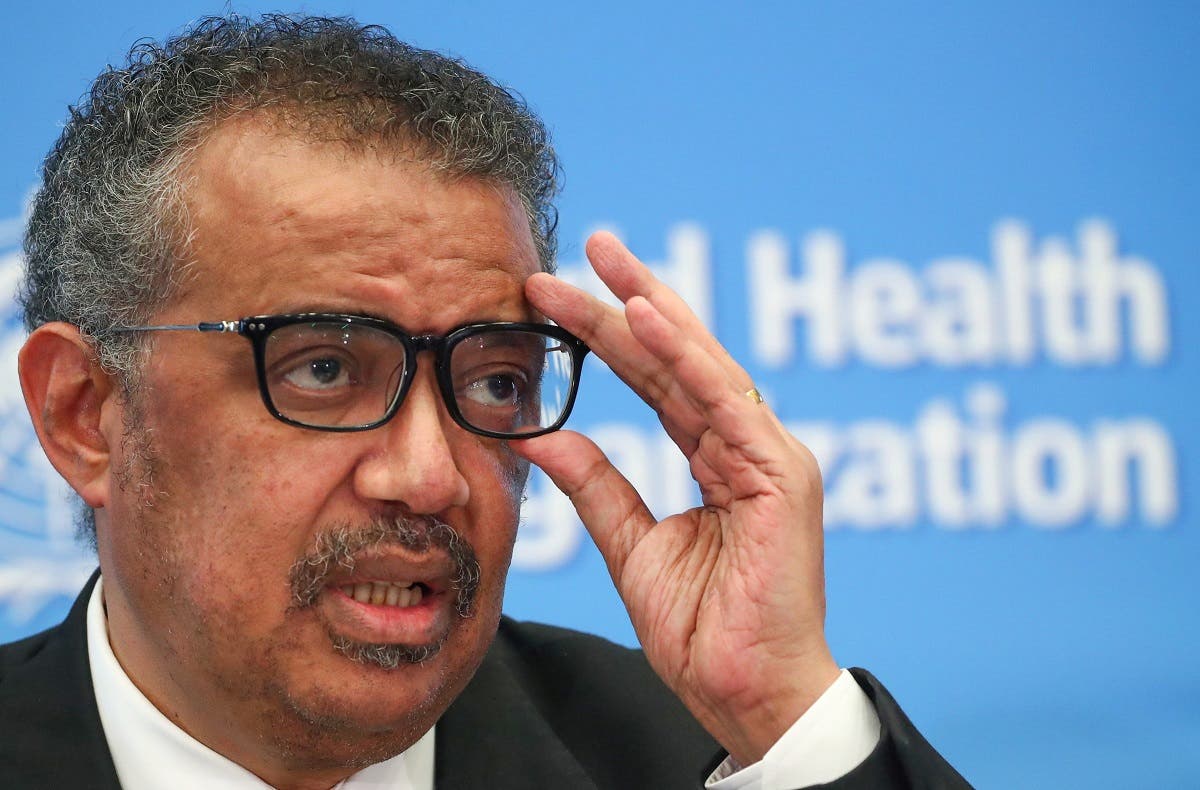Director-General of the WHO Tedros Adhanom Ghebreyesus, attends a news conference on the novel coronavirus (2019-nCoV) in Geneva, Switzerland. (Reuters)