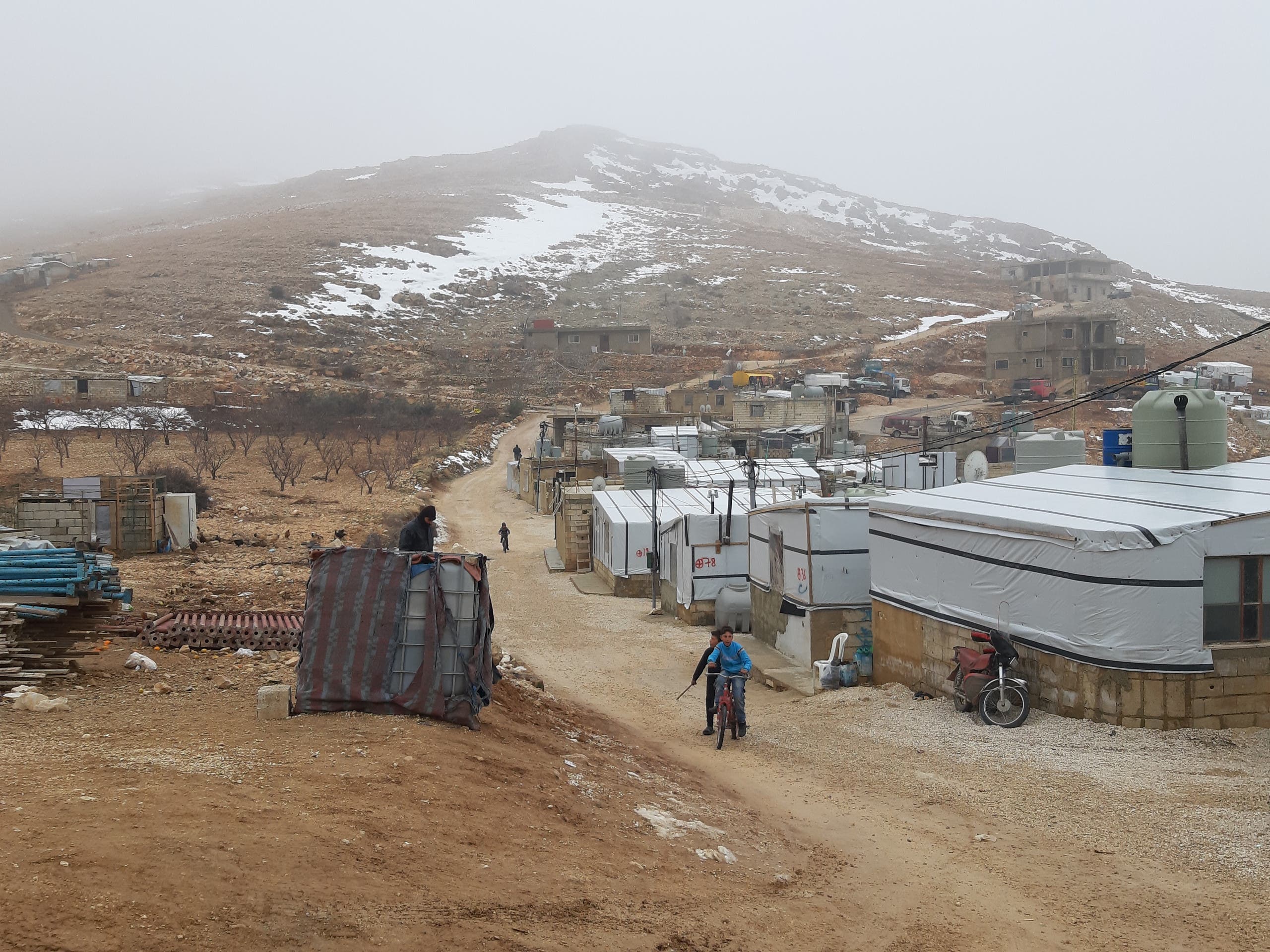 Syrian refugees struggle in Arsal refugee camp, Lebanon. (Abbey Sewell)