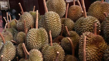 This September 3, 2019, file photo shows durians for sale in Bangkok. (File photo:AP)