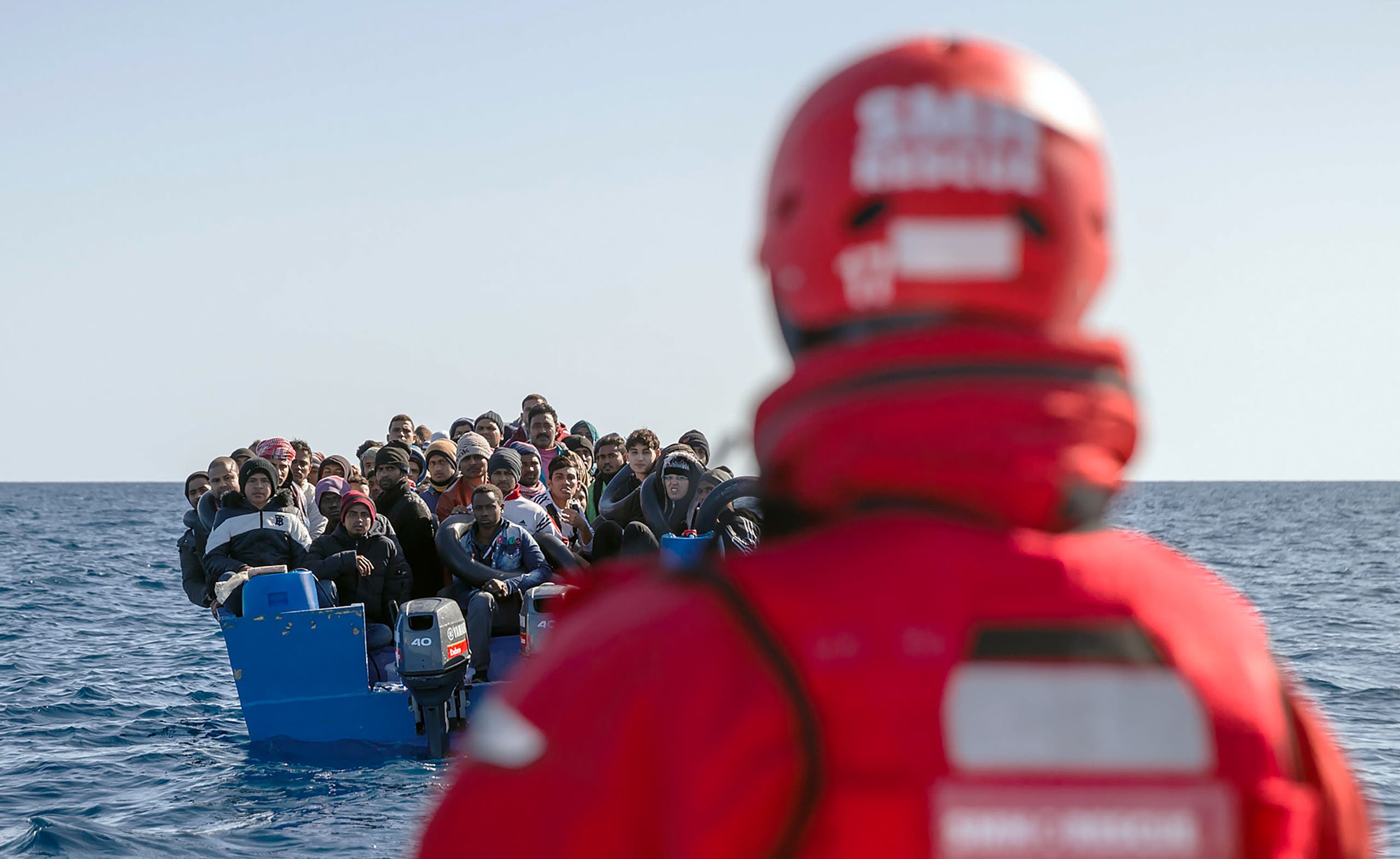 مهاجران در لیبی (بایگانی - France Press)