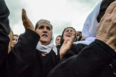 إيزيديات في سنجار- ارشيفية من يوم 15 مارس 2019