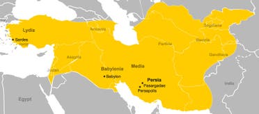 خارطة يروج لها المتشددون الفرس (بان إيرانيست)