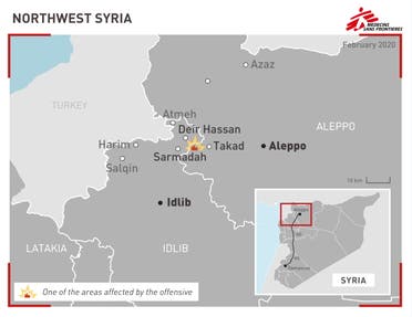 Syria map from MSF (MSF)