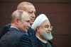أردوغان بوتين روحاني في أنقرة يوم 16 سبتمبر 2019