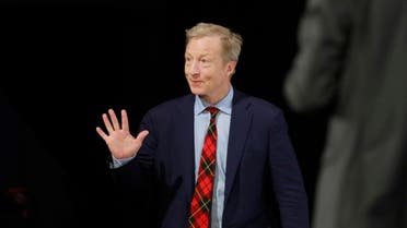 Democratic presidential candidate Tom Steyer. (File photo: AFP)