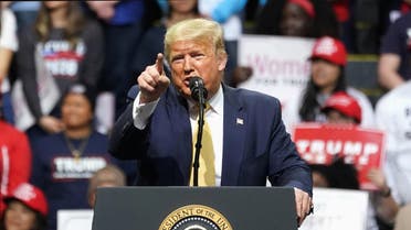 U.S. President Donald Trump holds a campaign rally in Colorado Springs, Colorado. (Reuters)