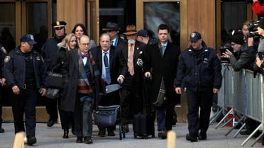 Film producer Harvey Weinstein exits New York Criminal Court following the fourth day of jury deliberations. (Reuters)