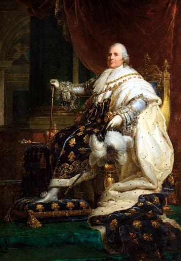 لوحة تجسد لويس الثامن عشر حاكم بروفنس