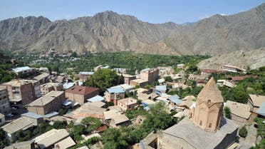 A view of the Armenian town of Meghri, near the border where Armenia, Azerbaijan, Iran and Turkey join. (AFP)