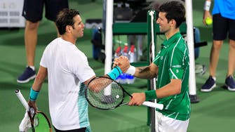 Djokovic continues hot streak with opening win in Dubai against Jaziri 