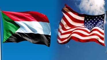 USA and Sudan Flags