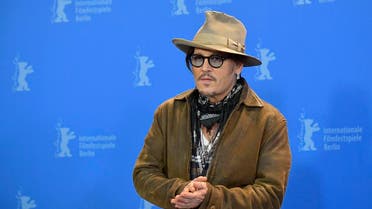 US actor Johnny Depp poses during a photocall for the film Minamata screened in the Berlinale Special Gala on February 21, 2020 at the 70th Berlinale film festival in Berlin. (AFP)