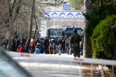 تدفق الهاجرين على الحدود التركية اليونانية