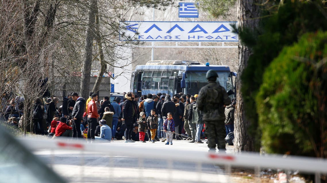 تدفق الهاجرين على الحدود التركية اليونانية