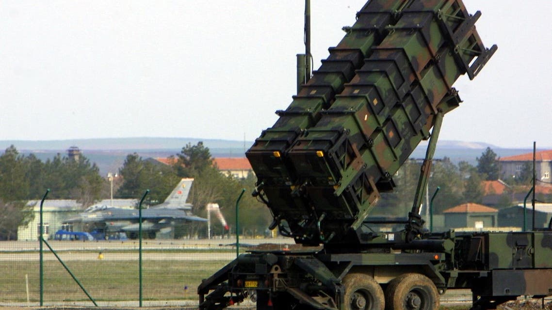 A Patriot anti-missile battery launcher, deployed by Dutch NATO soldiers, is seen 11 March 2003 at the Diyarbakir military airport in southeastern Turkey. Dutch NATO sodiers are in charge of monitoring Turkish skies with Patriots, placed 200 kms from the border with Iraq.
