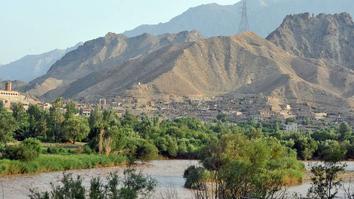 A view taken on July 11, 2012 near the Armenian town of Meghri shows the Iranian side of the border across the Araks river, where the borders of Armenia, Azerbaijan, Iran and Turkey join. AFP PHOTO / KAREN MINASYAN
