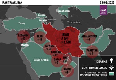 Iran travel ban infographic 02/03/2020_Updated