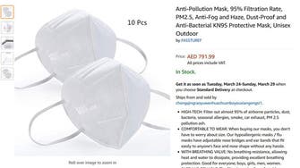 Face mask price gougers continue to operate on Amazon.ae amid coronavirus fears 