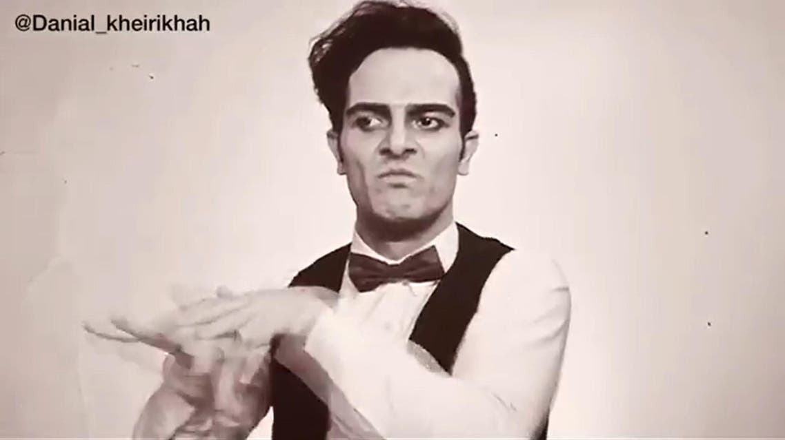 Iranian actor Danial Kheirikhah took to social media to show people how to thoroughly wash their hands as a precaution against the coronavirus