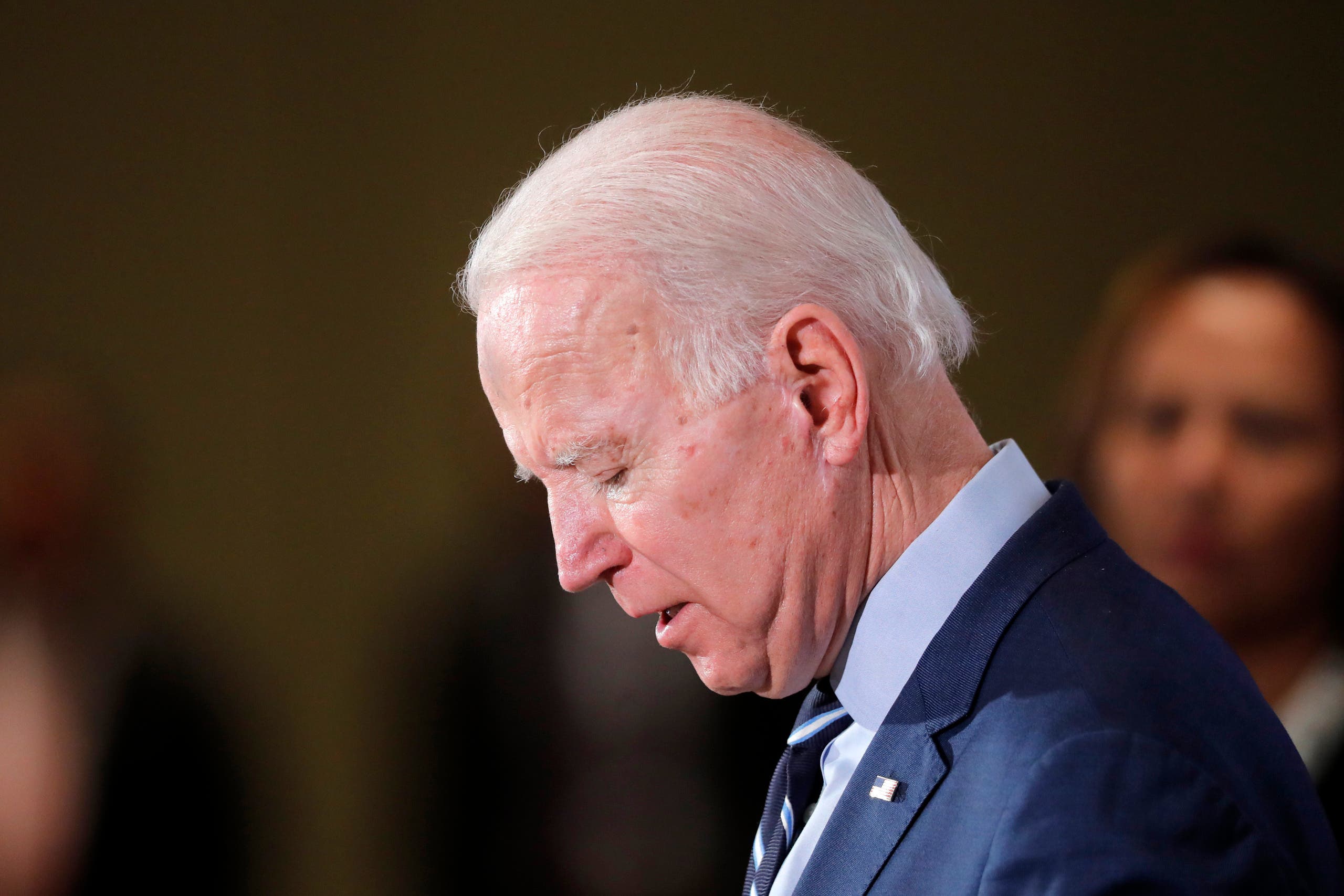 Democratic presidential candidate former Vice President Joe Biden in South Carolina on Feb. 26, 2020. (AP)