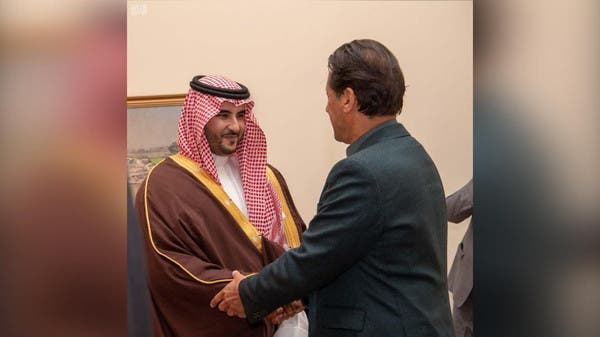 Pakistan Pm Imran Khan Receives Saudi Arabia S Prince Khalid Bin Salman Al Arabiya English
