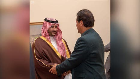 Pakistan Pm Imran Khan Receives Saudi Arabia S Prince Khalid Bin Salman Al Arabiya English