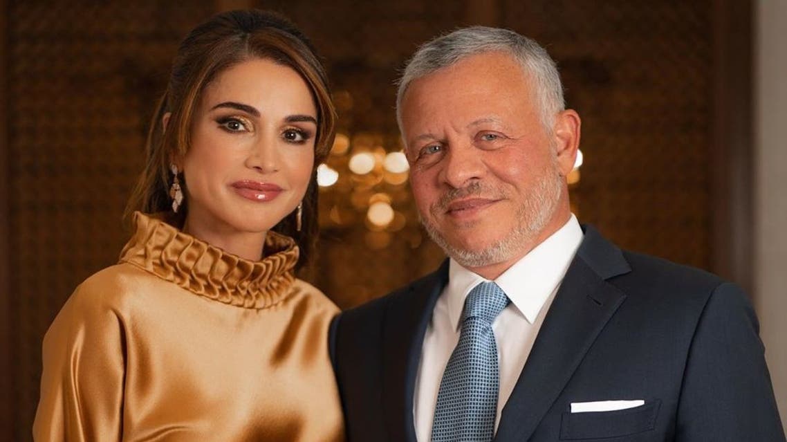 الملك عبدالله والملكة رانيا