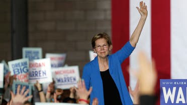 Democratic U.S. presidential candidate Senator Elizabeth Warren addresses supporters at her Super Tuesday night rally in Detroit, Michigan, U.S., March 3, 2020. REUTERS/Rebecca Cook