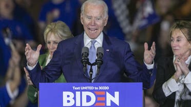 Joe Biden on March 3, 2020 - AFP