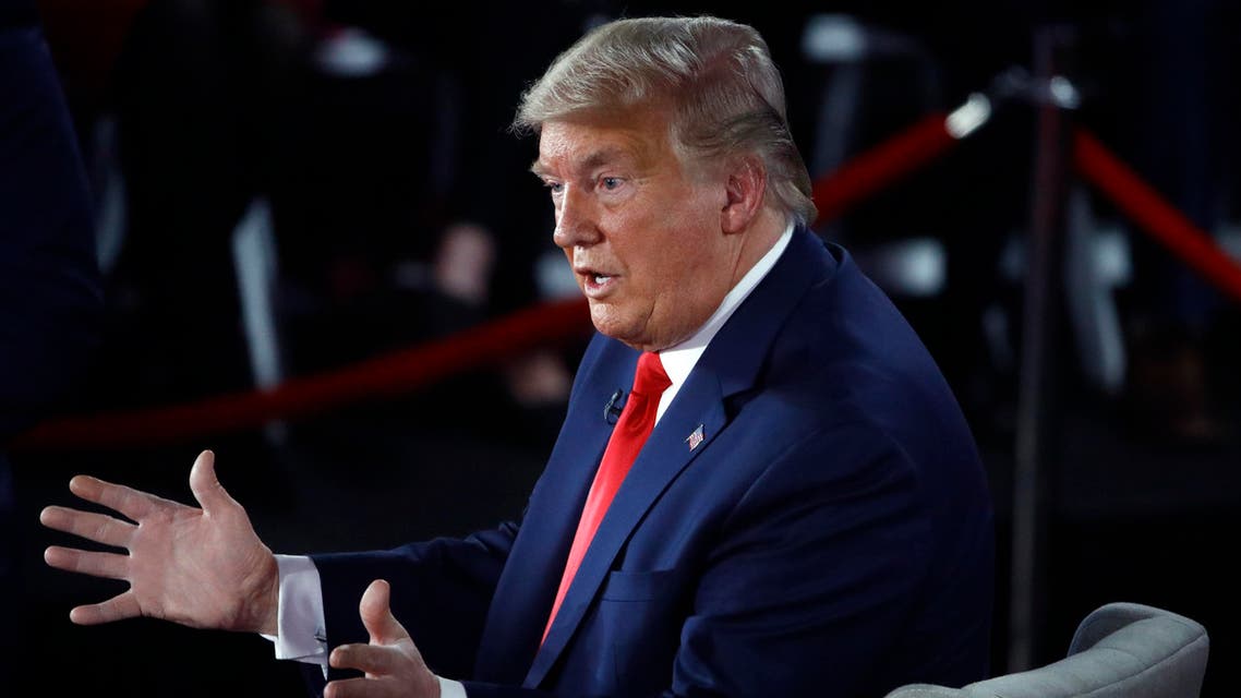President Donald Trump speaks during a FOX News Channel Town Hall in Scranton, Pa., on March 5, 2020. (AP)