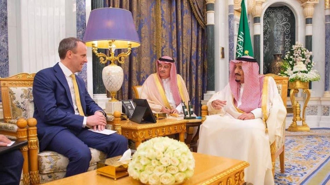 Dominic Raab and Shah Salman