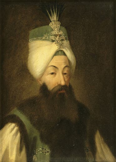 لوحة تجسد السلطان العثماني عبد الحميد الأول