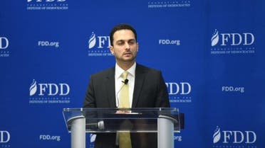 David Peyman, the deputy assistant secretary of state for counter threat finance and sanctions at the Foundation for Defense of Democracies, a think thank that supports tough sanctions on Iran.(Courtesy/Twitter)