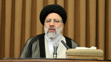 Iranian Judiciary chief Ebrahim Raisi addresses a meeting with foreign ambassadors in Iran in the Islamic republic's capital Tehran on June 24, 2019. Iran denied the same day it was hit by a US cyber attack as Washington was due to tighten sanctions on Tehran in a standoff sparked by the US withdrawal from a nuclear deal.