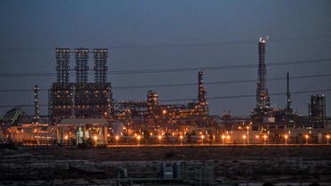 This picture taken on December 11, 2019, shows a view of a refinery at the Jubail Industrial City, about 95 kilometres north of Dammam in Saudi Arabia's eastern province overlooking the Gulf. (File photo: AFP)