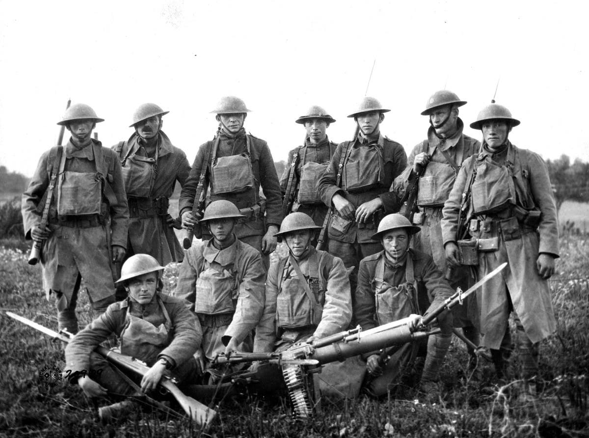 جنود أميركيون بالحرب العالمية الأولى
