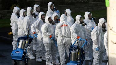 Servpro cleanup crew prepare to enter Life Care Center of Kirkland, the Seattle-area nursing home at the epicenter of one of the biggest coronavirus outbreaks in the US, March 11, 2020. (File photo: Reuters)