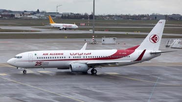 An Air Algerie Boeing 737-8b6 plane is seen on the tarmac at the Lyon-Saint-Exupery airport in Colombier-Saugnieu near Lyon, France, March 14, 2019. (Reuters)