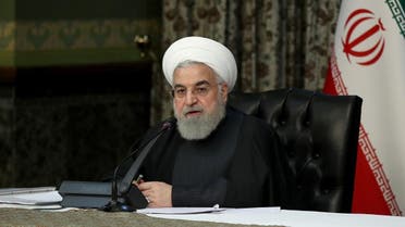 Iranian President Hassan Rouhani speaks during the cabinet meeting in Tehran. (Reuters)