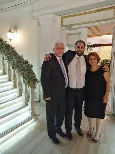 Pastor Victor Bet-Tamraz, left, with his son and wife Shamiram in Iran. (Supplied by Dabrina Tamraz)