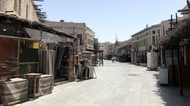 A view shows Souq Waqif almost empty, following the outbreak of coronavirus, in Doha, Qatar March 17, 2020. (Reuters)