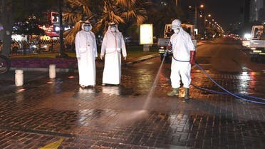 Dubai launches 11-day disinfection campaign to sterilize streets and roads amid coronavirus outbreak. (Dubai Media Office)