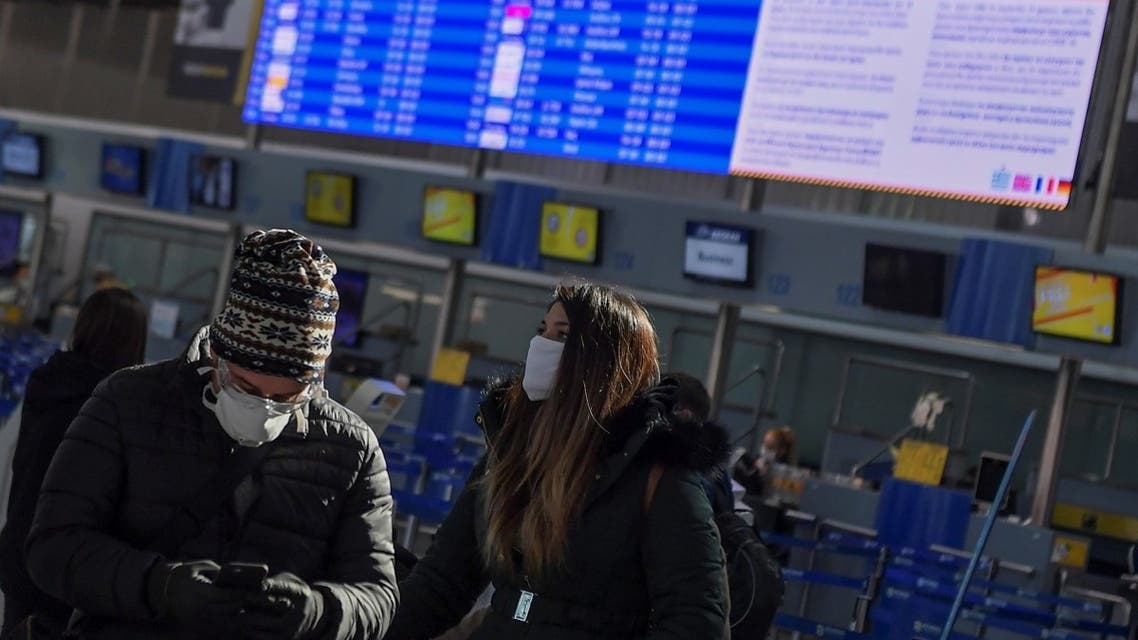 Athens international airport coronavirus