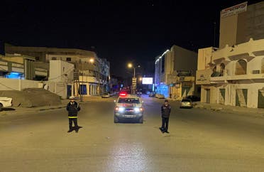 Coronavirus curfew in Misrata, Libya, March 22. (Reuters)