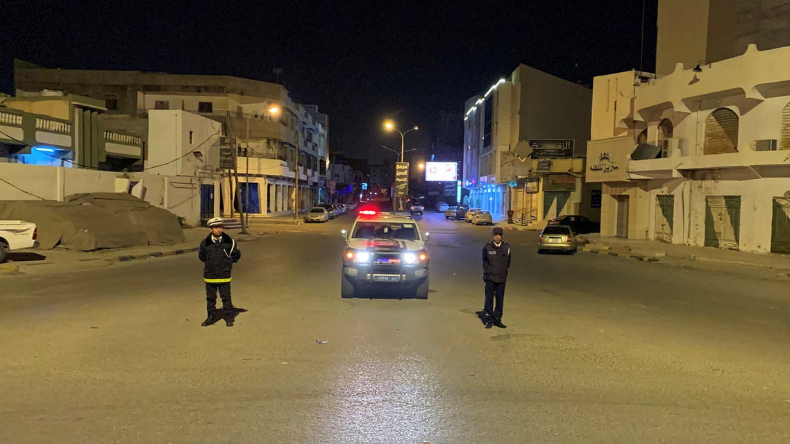 Coronavirus curfew in Misrata, Libya, March 22. (Reuters)