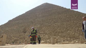 Video: Egypt disinfects pyramid complex amid coronavirus concerns