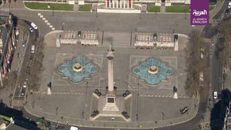 Video: Aerial footage shows famous London landmarks empty amid coronavirus lockdown