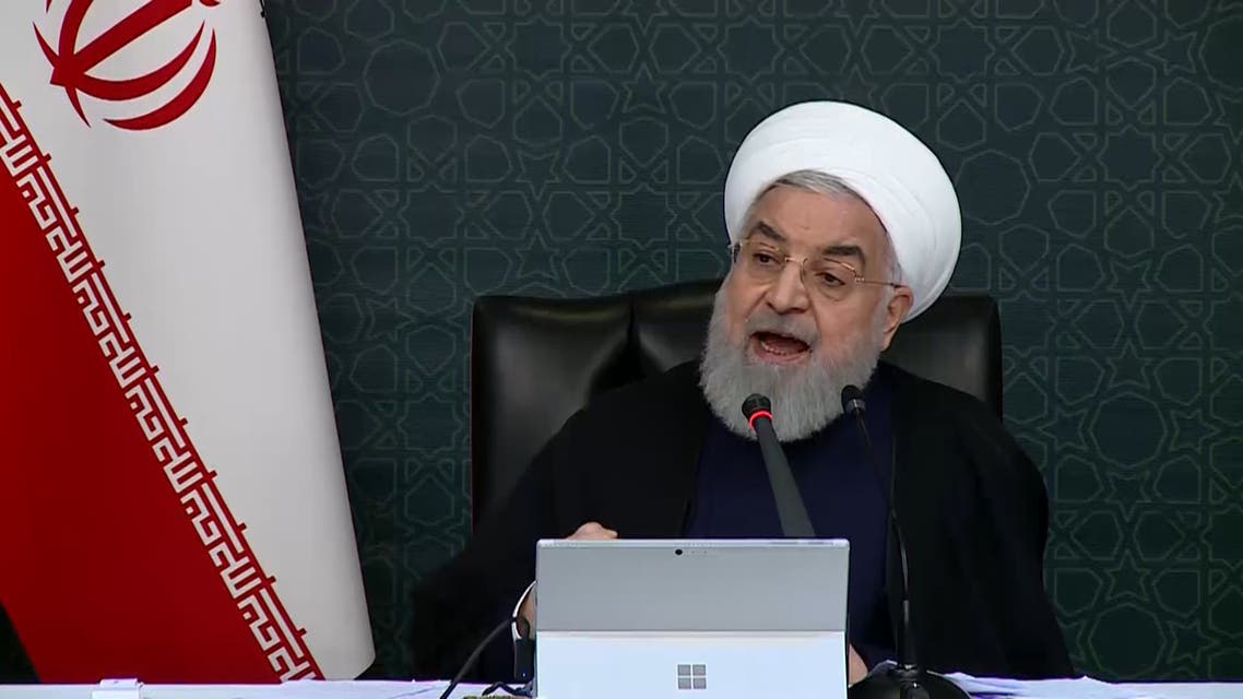 Iranian President Hassan Rouhani. (Screen grab)