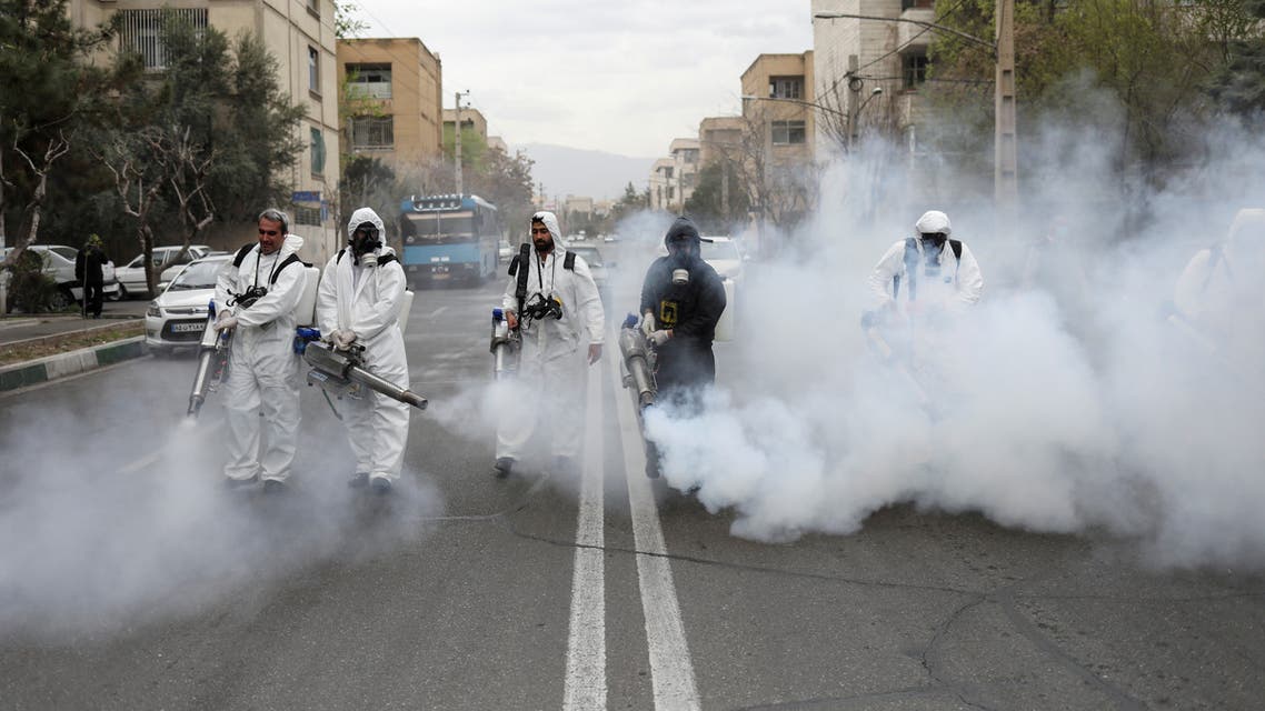 تطهير الشوارع في طهران يوم 20 مارس